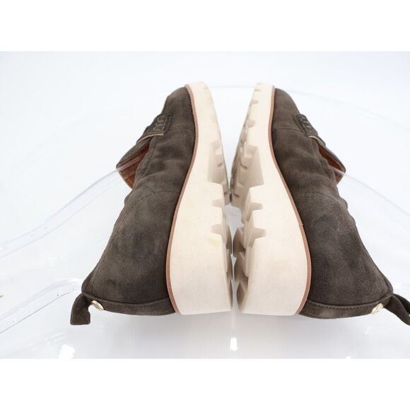 Vionic Cynthia II Loafers Womens Size 7 Green Suede Leather Wedge Slip On Shoes - Picture 9 of 15